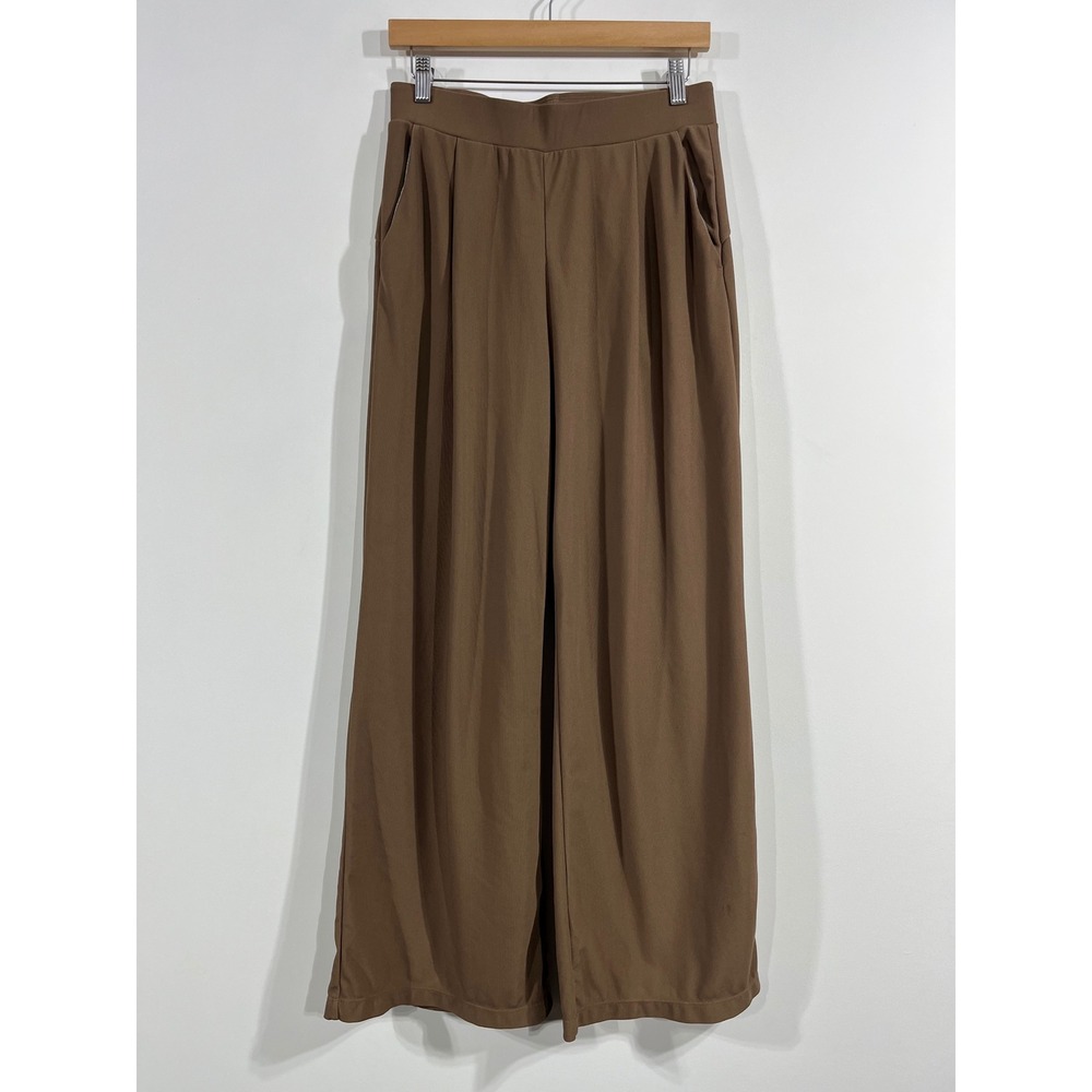 HALARA Wide Leg Pants in Brown